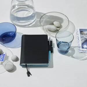 Colors Black x Clear Blue A6 Original Size