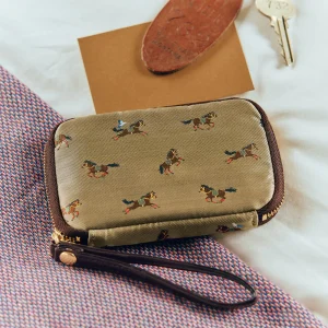 Bow & Tie Galloping Horses Drawer Pouch Pocket
