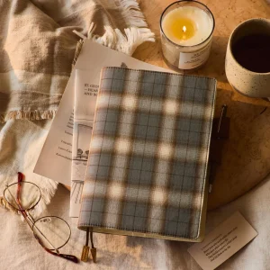 Shirt Fabric Foggy Plaid A5 Cousin Size