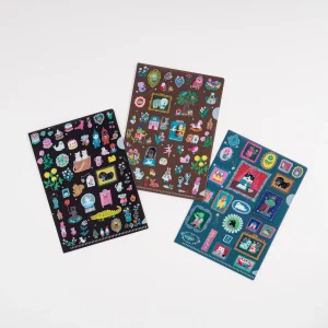 Yumi Kitagishi Hobonichi Folder Set of 3 for A6 Size (Little Gifts)